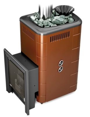Печь для бани ПБ Таймыр 2017 Inox БСЭ ЗК ТО терракота