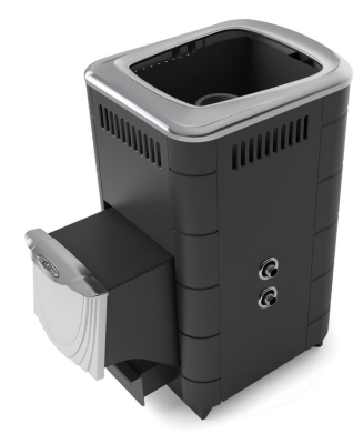 Печь для бани ПБ Тунгуска Cast ДН ТО антрацит