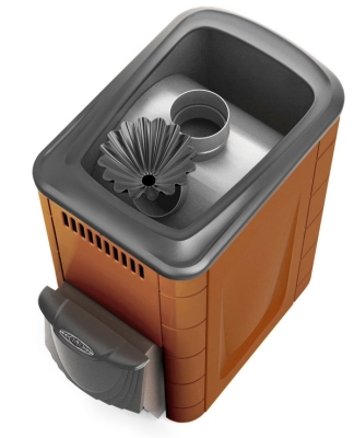 Печь для бани ПБ Ангара 2012 Inox ДА КТК ЗК терракота