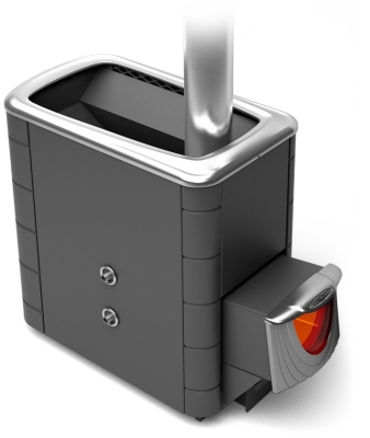 Печь для бани ПБ Тунгуска XXL 2013 Inox ДН ТО антрацит