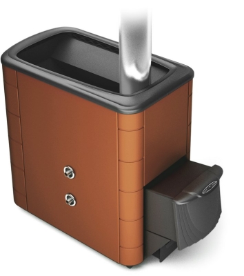 Печь для бани ПБ Тунгуска XXL 2013 Inox ДА ТО терракота