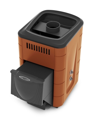 Печь для бани ПБ Компакт 2017 Carbon ДА ТО терракота