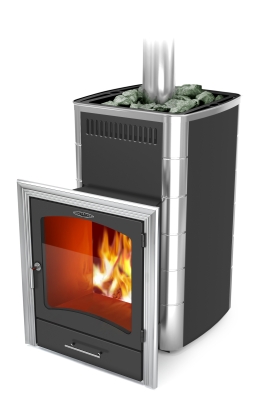 Печь для бани ПБ Калина II Inox БСЭ ТО антрацит НВ ПРН