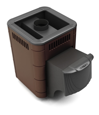 Печь для бани ПБ Оса Inox ДА шоколад