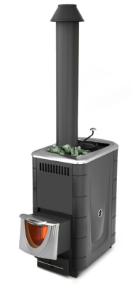 Печь для бани ПБ Скоропарка 2017 Inox ДН Б антрацит