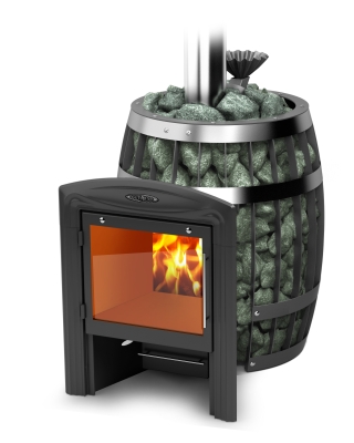 Печь для бани ПБ Саяны II Carbon Витра ЗК