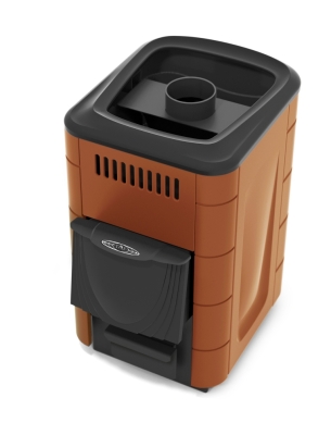 Печь для бани ПБ Компакт 2017 Carbon ДА КТК терракота